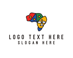 Tour Guide - Africa Map Travel logo design