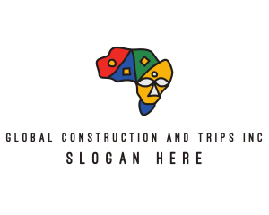 Adventure - Africa Tour Destination logo design