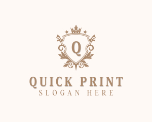 Royal Upscale Boutique logo design