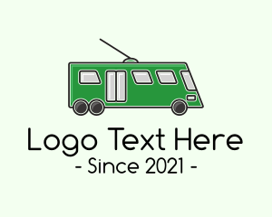 Line - Line Wire City Bus logo design