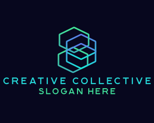 Creative Geometric Shape logo design