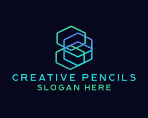 Creative Geometric Shape logo design