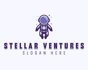 Astronaut Leadership Career logo design