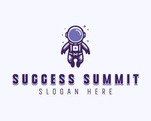 Astronaut Leadership Career logo design