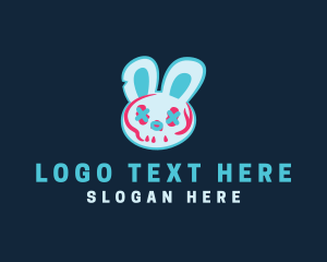 Glitch Bunny Rabbit Logo