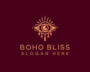 Boho - Boho Eye Mystical logo design