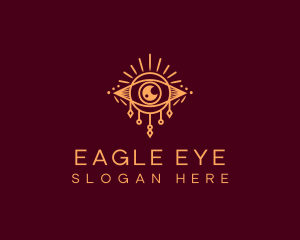 Boho Eye Mystical logo design