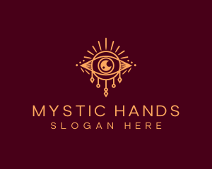 Boho Eye Mystical logo design