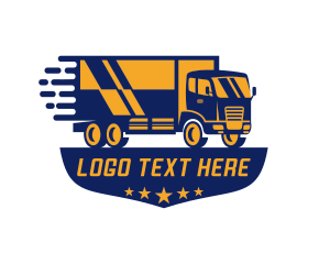 Mover - Truck Logistics Cargo Mover logo design