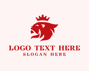 Zoo - Lion King Crown logo design