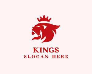 Lion King Crown logo design