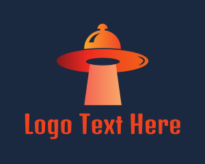Ufo - Space Food Cover logo design