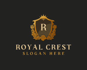 Royal Shield Crest logo design