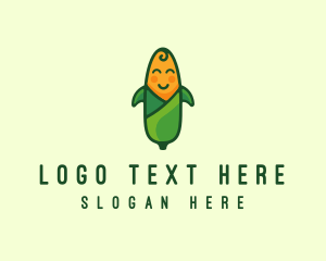 Smile - Baby Vegetarian Corn logo design