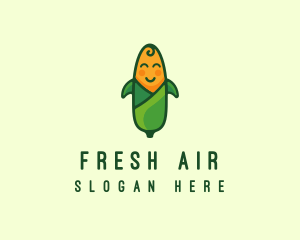 Baby Vegetarian Corn logo design