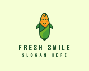 Baby Vegetarian Corn logo design