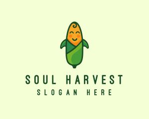 Baby Vegetarian Corn logo design