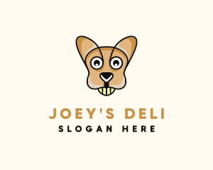 Joey - Wildlife Kangaroo Animal logo design