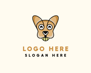 Wildlife Kangaroo Animal logo design