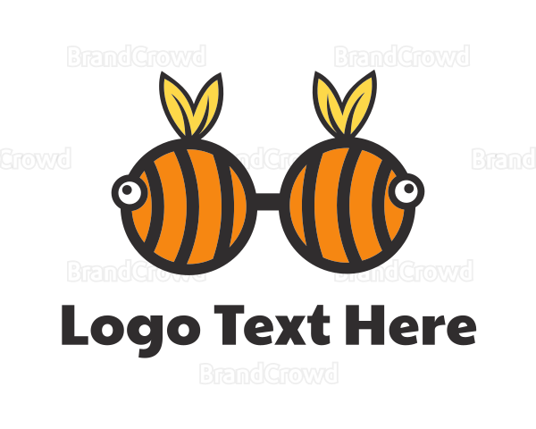 Bumble Bee Glasses Logo