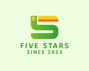 Five - Toucan Number 5 logo design