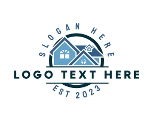 Dry Wall - Home Roofing Maintenance logo design
