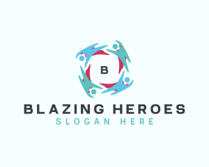 Group Super Hero Community logo design