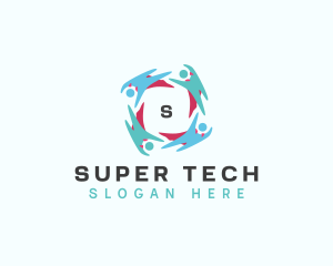 Group Super Hero Community logo design