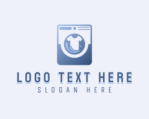 Laundrette - Laundry Shirt Washing logo design