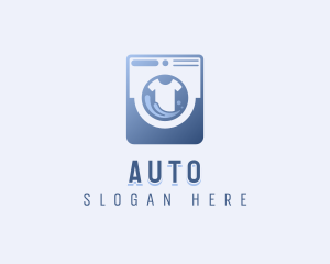 Laundry Shirt Washing Logo