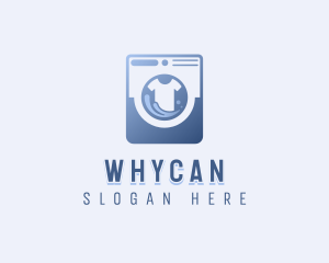 Laundry Shirt Washing Logo