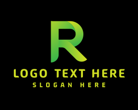 Green Letter R