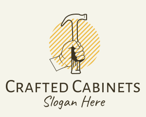 Cabinetry - Hand Hammer Carpentry logo design