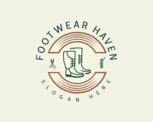 Vintage Shoemaker Boot logo design