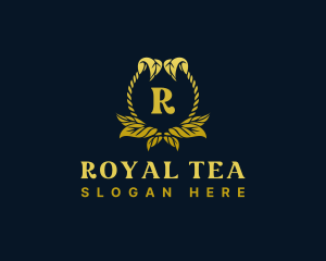 Expensive Royal Leaves logo design