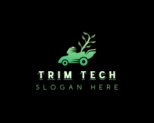 Trimmer - Lawn Mower Gardening logo design