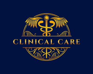 Caduceus Medical Health logo design