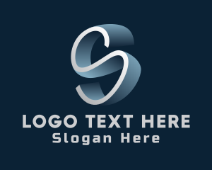 Isometric - Isometric Letter S logo design