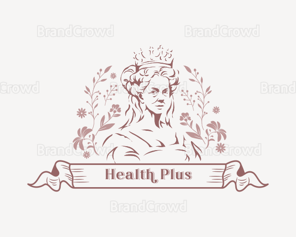 Floral Royal Queen Logo