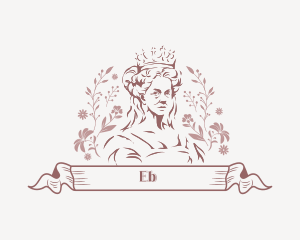 Emblem - Floral Royal Queen logo design