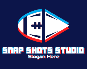 Sports Network - Static Motion Football logo design
