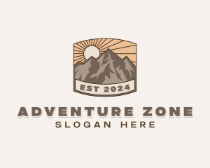 Trekking Summit Adventure logo design