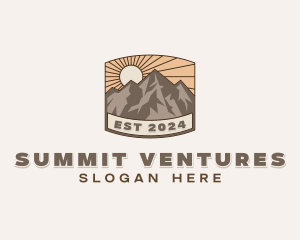 Trekking Summit Adventure logo design