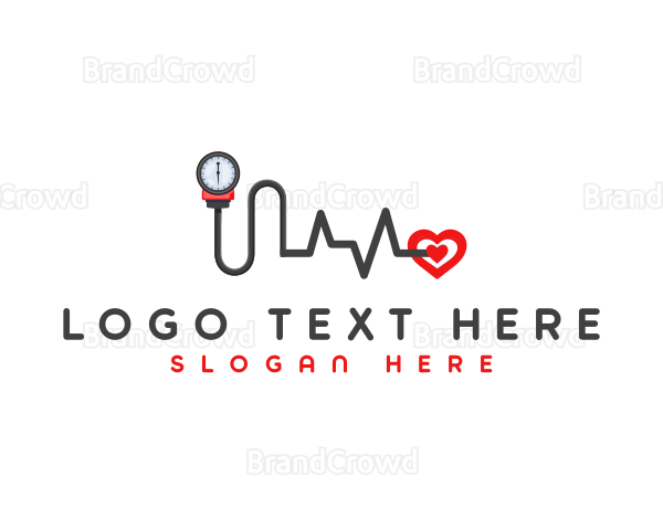 Diagnostic Heartbeat Gauge Logo