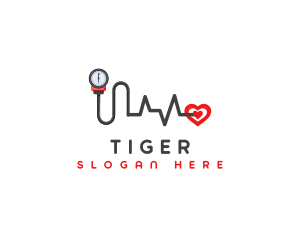 Diagnostics - Diagnostic Heartbeat Gauge logo design