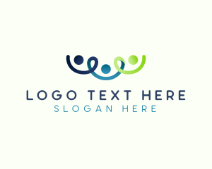 Conference - Charity Human Community logo design