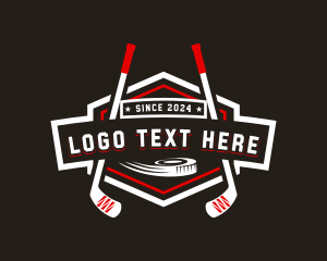League - Hockey Varsity Team logo design