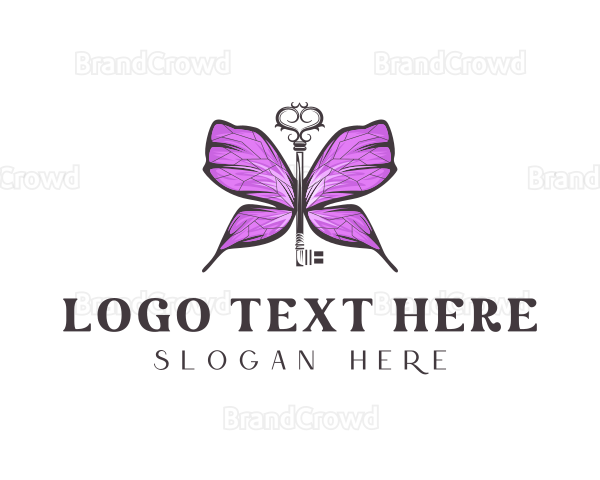 Luxe Butterfly Key Logo