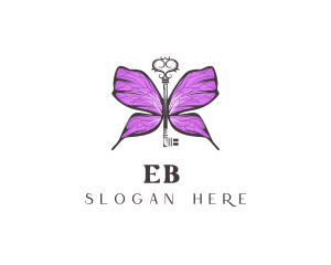 Designer - Luxe Butterfly Key logo design