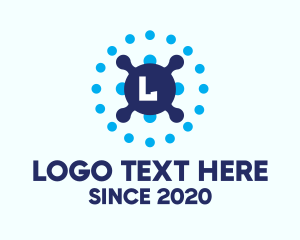 Tech - Tech Dot Lettermark logo design